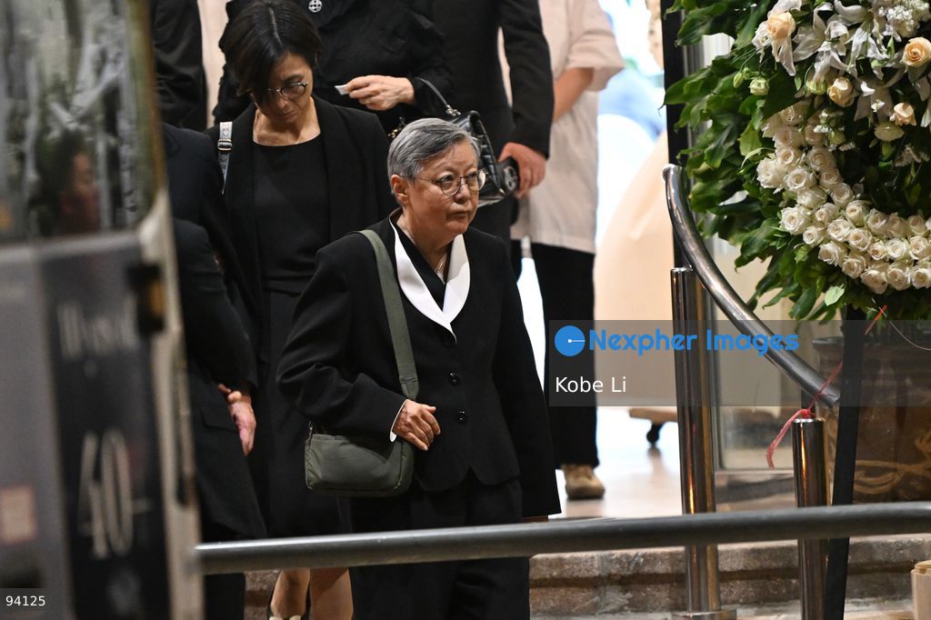 Rita Fan Hsu Lai-tai, Former President of the Legislative Council, leaving the Hong Kong Funeral Home in North Point on September 19, 2026 in Hong Kong. Today, the public memorial ceremony for Hong Kong's first Chief Executive, Tung Chee-hwa at the Hong Kong Funeral Home in North Point. (Photo by Kobe Li/Nexpher Images)