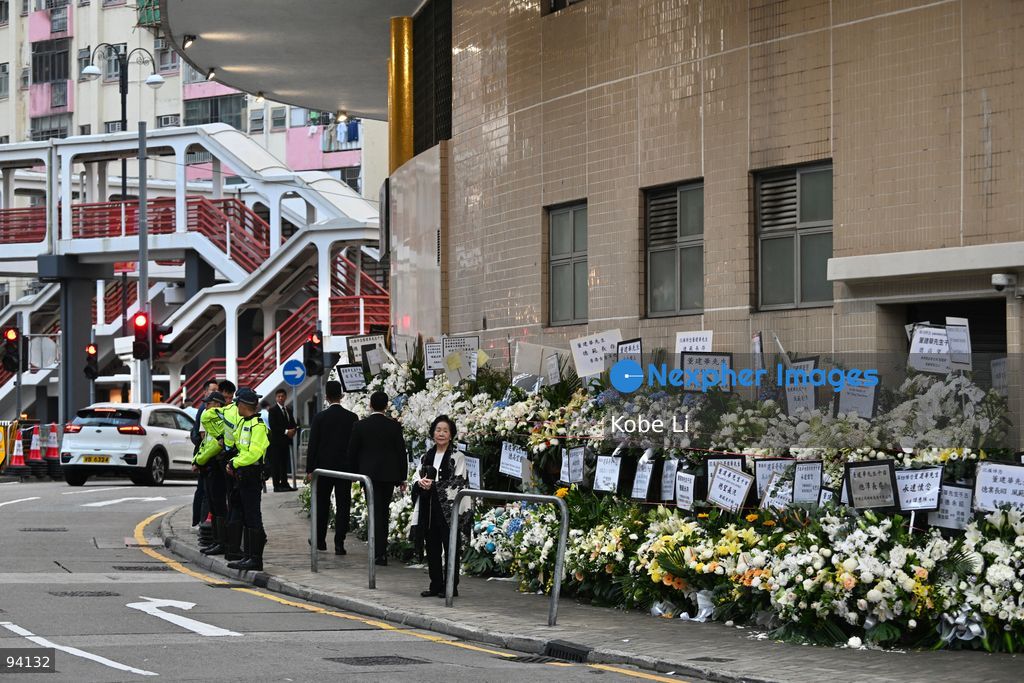 Anson Maria Elizabeth Chan Fang On-sang leaving the Hong Kong Funeral Home in North Point on September 19, 2026 in Hong Kong. Today, the public memorial ceremony for Hong Kong's first Chief Executive, Tung Chee-hwa at the Hong Kong Funeral Home in North Point. (Photo by Kobe Li/Nexpher Images)
