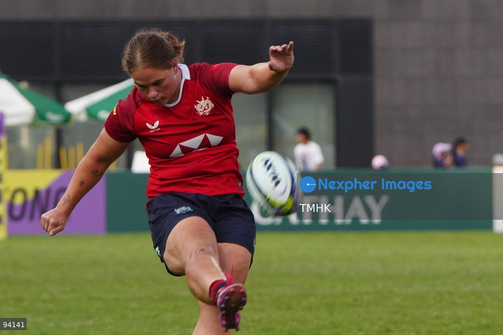 A general view shows match action between Hong Kong, China and Fiji during their Round 2 fixture of the 2026 WXV Global Series at Kai Tak Youth Sports Ground on September 19, 2026 in Hong Kong. Hong Kong, China fought hard in the second half but fell 26-54 to Fiji. (Photo by Zulu Lo/TMHK via Nexpher Images)
