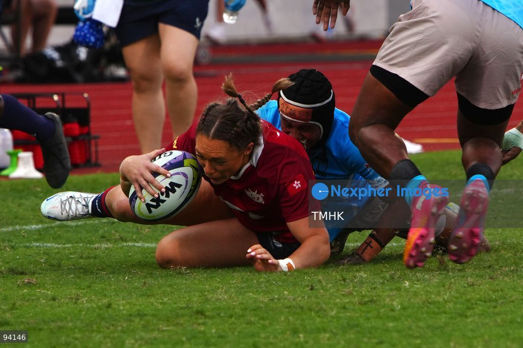 A general view shows match action between Hong Kong, China and Fiji during their Round 2 fixture of the 2026 WXV Global Series at Kai Tak Youth Sports Ground on September 19, 2026 in Hong Kong. Hong Kong, China fought hard in the second half but fell 26-54 to Fiji. (Photo by Zulu Lo/TMHK via Nexpher Images)