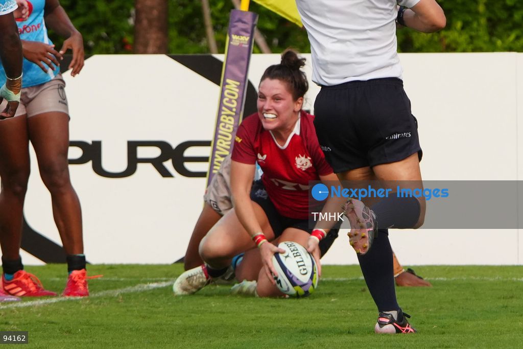A general view shows match action between Hong Kong, China and Fiji during their Round 2 fixture of the 2026 WXV Global Series at Kai Tak Youth Sports Ground on September 19, 2026 in Hong Kong. Hong Kong, China fought hard in the second half but fell 26-54 to Fiji. (Photo by Zulu Lo/TMHK via Nexpher Images)