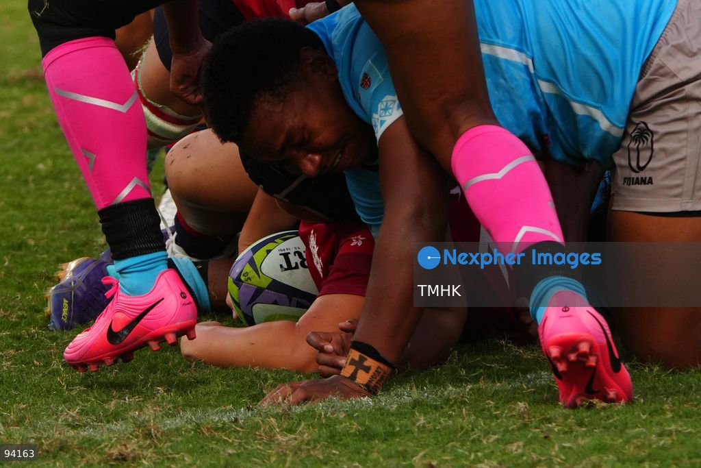 A general view shows match action between Hong Kong, China and Fiji during their Round 2 fixture of the 2026 WXV Global Series at Kai Tak Youth Sports Ground on September 19, 2026 in Hong Kong. Hong Kong, China fought hard in the second half but fell 26-54 to Fiji. (Photo by Zulu Lo/TMHK via Nexpher Images)