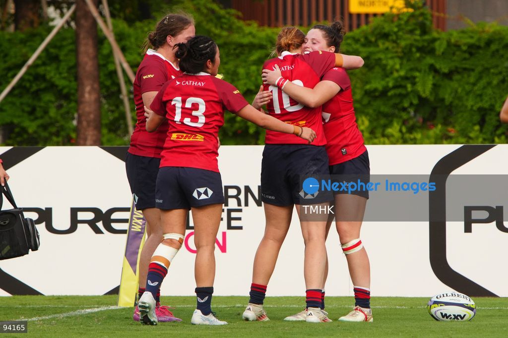 A general view shows match action between Hong Kong, China and Fiji during their Round 2 fixture of the 2026 WXV Global Series at Kai Tak Youth Sports Ground on September 19, 2026 in Hong Kong. Hong Kong, China fought hard in the second half but fell 26-54 to Fiji. (Photo by Zulu Lo/TMHK via Nexpher Images)