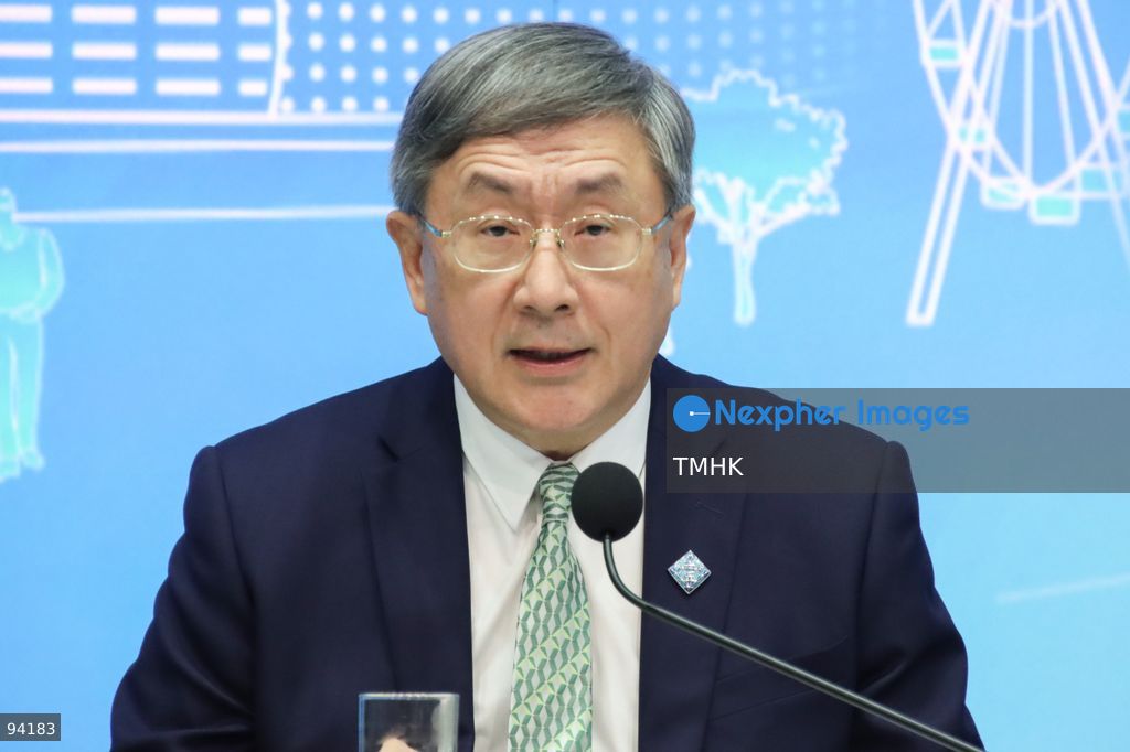 A close-up view shows Deputy Chief Secretary for Administration Warner Cheuk Wing-hing speaking during a press conference on the 2026 Policy Address and the "First Five-Year Plan of Hong Kong" on September 18, 2026 in Hong Kong. (Photo by Gordon Choi/TMHK via Nexpher Images)