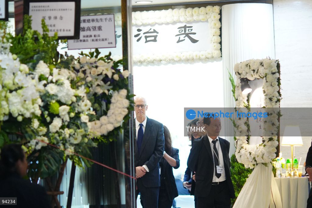 Political figures and business leaders arrive at the Hong Kong Funeral Home in North Point to pay their respects during the wake for former Chief Executive Tung Chee-hwa on September 19, 2026 in Hong Kong. (Photo by Zulu Lo/TMHK via Nexpher Images)