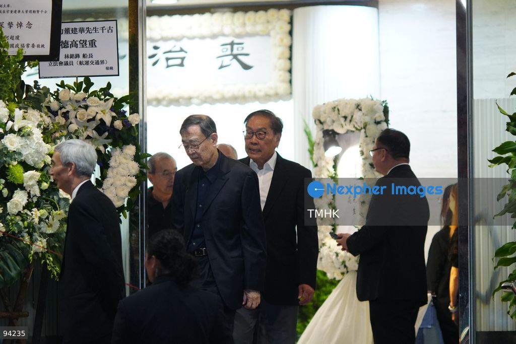 Political figures and business leaders arrive at the Hong Kong Funeral Home in North Point to pay their respects during the wake for former Chief Executive Tung Chee-hwa on September 19, 2026 in Hong Kong. (Photo by Zulu Lo/TMHK via Nexpher Images)