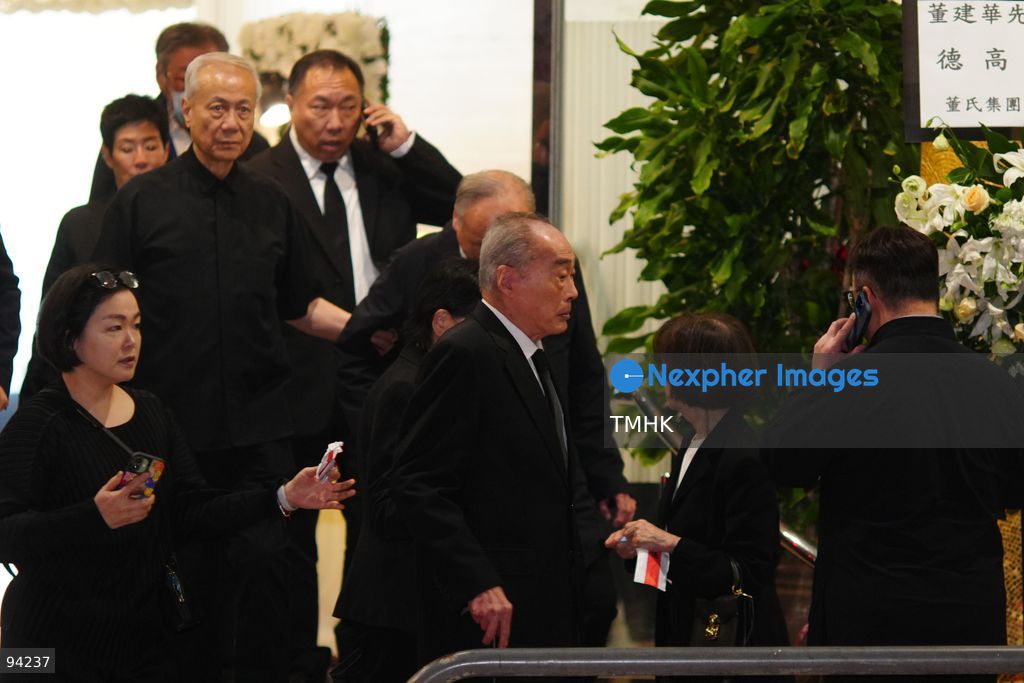 Political figures and business leaders arrive at the Hong Kong Funeral Home in North Point to pay their respects during the wake for former Chief Executive Tung Chee-hwa on September 19, 2026 in Hong Kong. (Photo by Zulu Lo/TMHK via Nexpher Images)