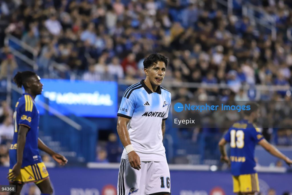 Wiki Carmona #16 of CF Montreal reacts during semi-final match of the Canadian Championship between CF Montreal and Vancouver Whitecaps FC at Saputo Stadium. on September 16, 2026 in Montreal, Canada. (Photo by Horacio Zamora/ Eyepix Group) (Photo by Horacio Zamora/ Eyepix Group/Eyepix via Nexpher Images)
