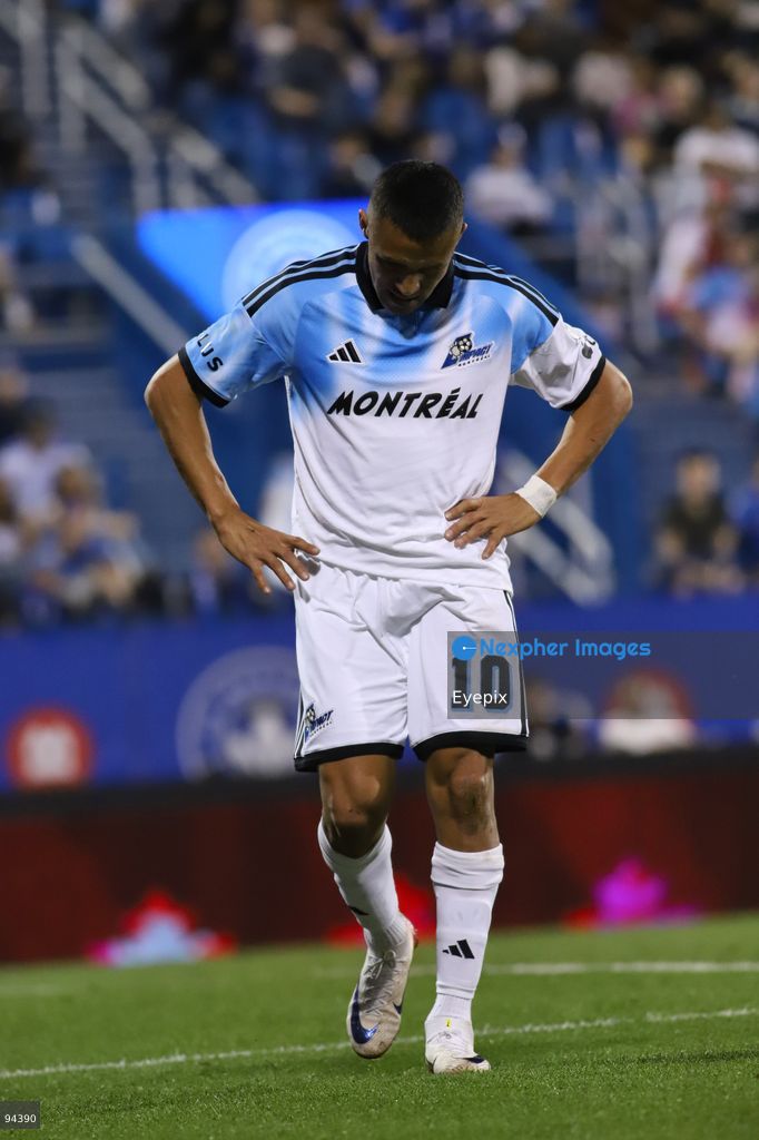 Alexis Sánchez #10 of CF Montreal looks on during semi-final match of the Canadian Championship between CF Montreal and Vancouver Whitecaps FC at Saputo Stadium. on September 16, 2026 in Montreal, Canada. (Photo by Horacio Zamora/ Eyepix Group) (Photo by Horacio Zamora/ Eyepix Group/Eyepix via Nexpher Images)