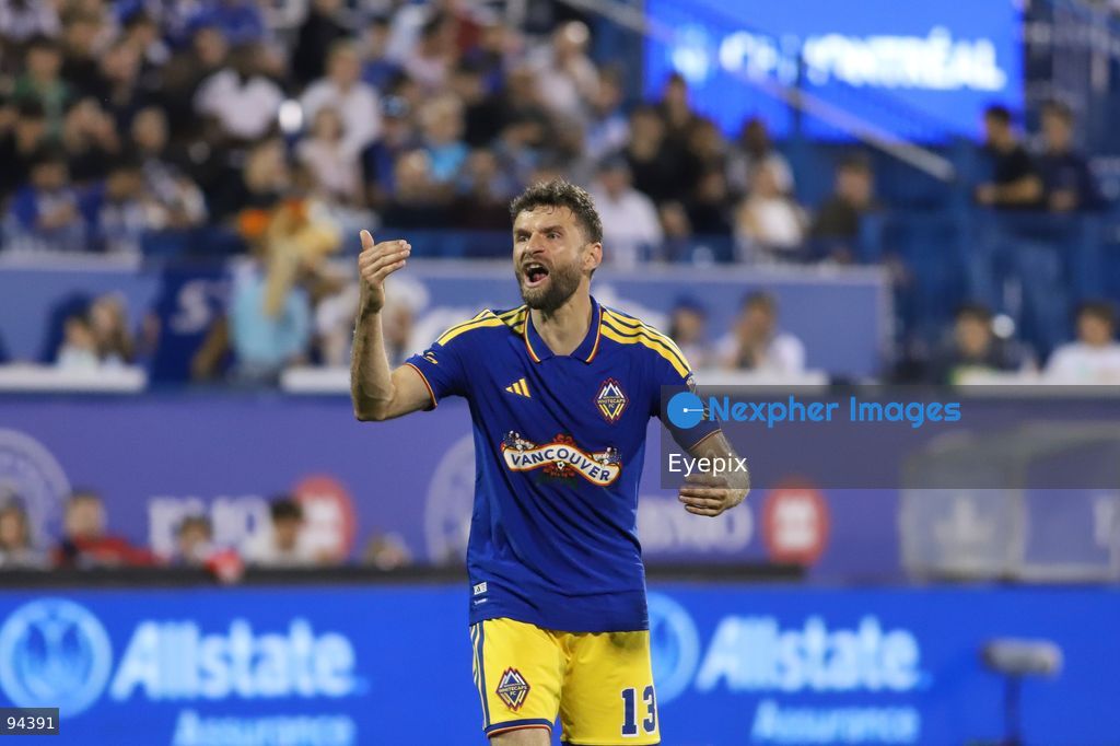 Thomas Muller #13 of Vancouver Whitecaps FC reacts during semi-final match of the Canadian Championship between CF Montreal and Vancouver Whitecaps FC at Saputo Stadium. on September 16, 2026 in Montreal, Canada. (Photo by Horacio Zamora/ Eyepix Group) (Photo by Horacio Zamora/ Eyepix Group/Eyepix via Nexpher Images)