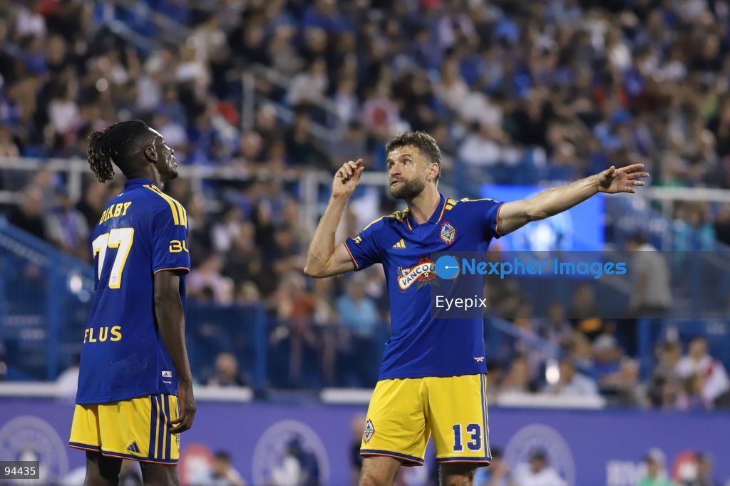Thomas Muller #13 of Vancouver Whitecaps FC reacts during semi-final match of the Canadian Championship between CF Montreal and Vancouver Whitecaps FC at Saputo Stadium. on September 16, 2026 in Montreal, Canada. (Photo by Horacio Zamora/ Eyepix Group) (Photo by Horacio Zamora/ Eyepix Group/Eyepix via Nexpher Images)