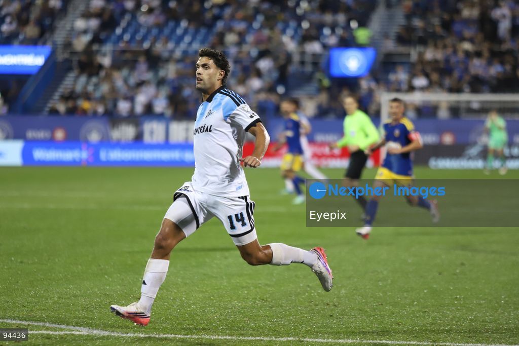 Daniel Ríos #14 of CF Montreal runs during semi-final match of the Canadian Championship between CF Montreal and Vancouver Whitecaps FC at Saputo Stadium. on September 16, 2026 in Montreal, Canada. (Photo by Horacio Zamora/ Eyepix Group) (Photo by Horacio Zamora/ Eyepix Group/Eyepix via Nexpher Images)