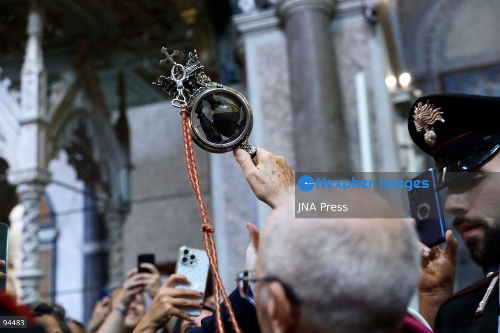 Every year, on September 19, thousands of people gather in Naples for the traditional ceremony of the liquefaction of the blood of Saint Januarius, the city’s patron saint. Religious groups and confraternities come together for the event, alongside faithful who believe they have received miracles, curious visitors, and people from across the city who come to pay tribute to the saint. For many, it is not only a religious ceremony but also a deeply emotional day of celebration, devotion, and community. The liquefaction of the blood is traditionally considered a good omen for Naples. When it does not occur, believers have historically associated it with difficult moments in the city’s history, including volcanic eruptions, earthquakes, and other disasters. Beyond its religious significance, the ceremony remains a powerful symbol of Naples’ faith, traditions, and cultural identity. (Photo by Alessia Cocca/JNA Press via Nexpher Images)