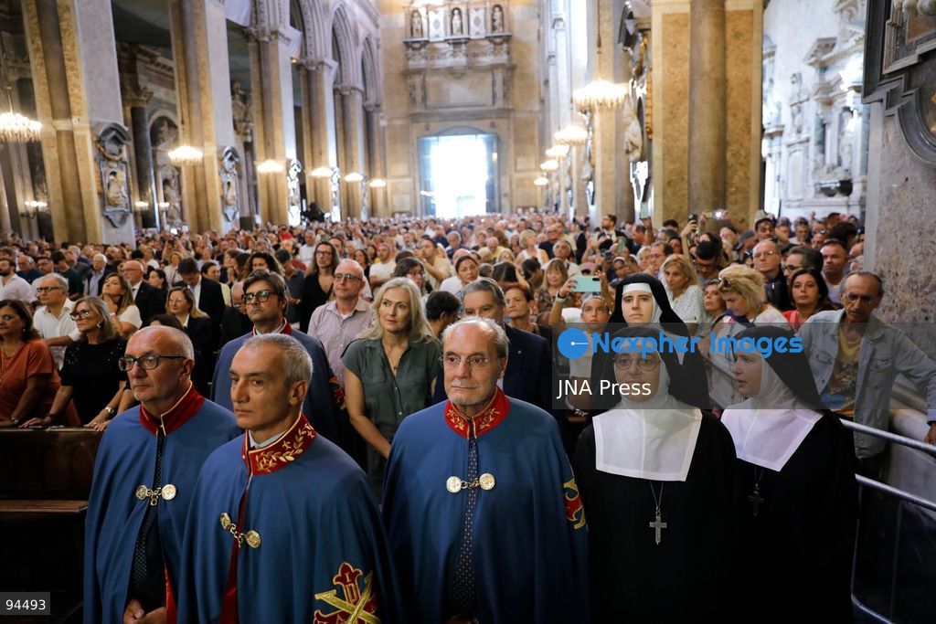Every year, on September 19, thousands of people gather in Naples for the traditional ceremony of the liquefaction of the blood of Saint Januarius, the city’s patron saint. Religious groups and confraternities come together for the event, alongside faithful who believe they have received miracles, curious visitors, and people from across the city who come to pay tribute to the saint. For many, it is not only a religious ceremony but also a deeply emotional day of celebration, devotion, and community. The liquefaction of the blood is traditionally considered a good omen for Naples. When it does not occur, believers have historically associated it with difficult moments in the city’s history, including volcanic eruptions, earthquakes, and other disasters. Beyond its religious significance, the ceremony remains a powerful symbol of Naples’ faith, traditions, and cultural identity. (Photo by Alessia Cocca/JNA Press via Nexpher Images)