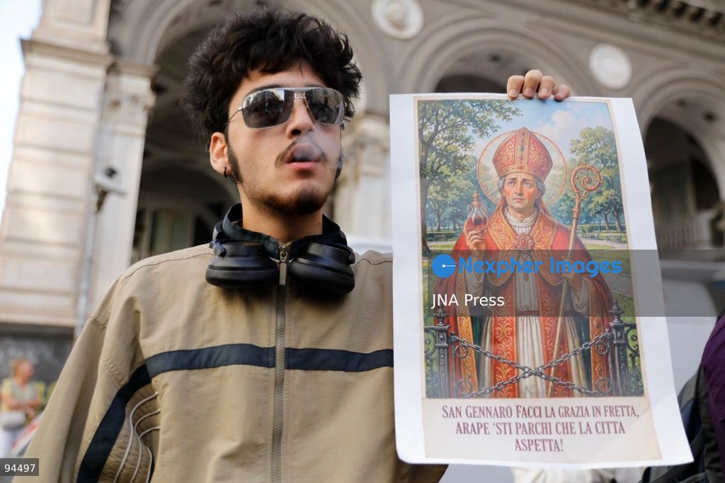 Every year, on September 19, thousands of people gather in Naples for the traditional ceremony of the liquefaction of the blood of Saint Januarius, the city’s patron saint. Religious groups and confraternities come together for the event, alongside faithful who believe they have received miracles, curious visitors, and people from across the city who come to pay tribute to the saint. For many, it is not only a religious ceremony but also a deeply emotional day of celebration, devotion, and community. The liquefaction of the blood is traditionally considered a good omen for Naples. When it does not occur, believers have historically associated it with difficult moments in the city’s history, including volcanic eruptions, earthquakes, and other disasters. Beyond its religious significance, the ceremony remains a powerful symbol of Naples’ faith, traditions, and cultural identity. (Photo by Alessia Cocca/JNA Press via Nexpher Images)