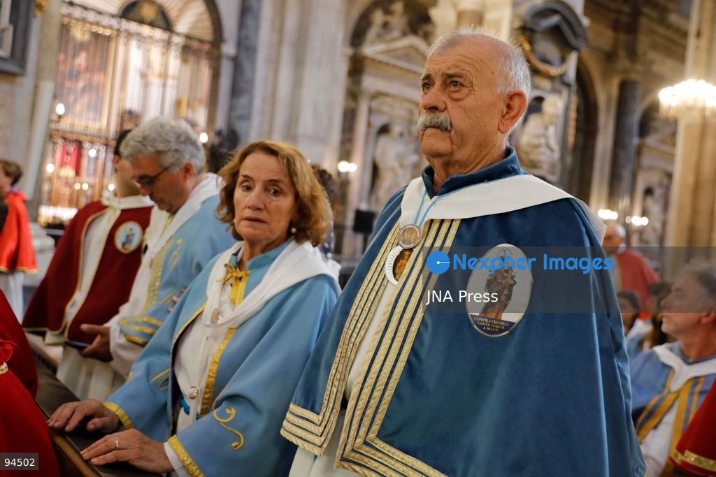 Every year, on September 19, thousands of people gather in Naples for the traditional ceremony of the liquefaction of the blood of Saint Januarius, the city’s patron saint. Religious groups and confraternities come together for the event, alongside faithful who believe they have received miracles, curious visitors, and people from across the city who come to pay tribute to the saint. For many, it is not only a religious ceremony but also a deeply emotional day of celebration, devotion, and community. The liquefaction of the blood is traditionally considered a good omen for Naples. When it does not occur, believers have historically associated it with difficult moments in the city’s history, including volcanic eruptions, earthquakes, and other disasters. Beyond its religious significance, the ceremony remains a powerful symbol of Naples’ faith, traditions, and cultural identity. (Photo by Alessia Cocca/JNA Press via Nexpher Images)