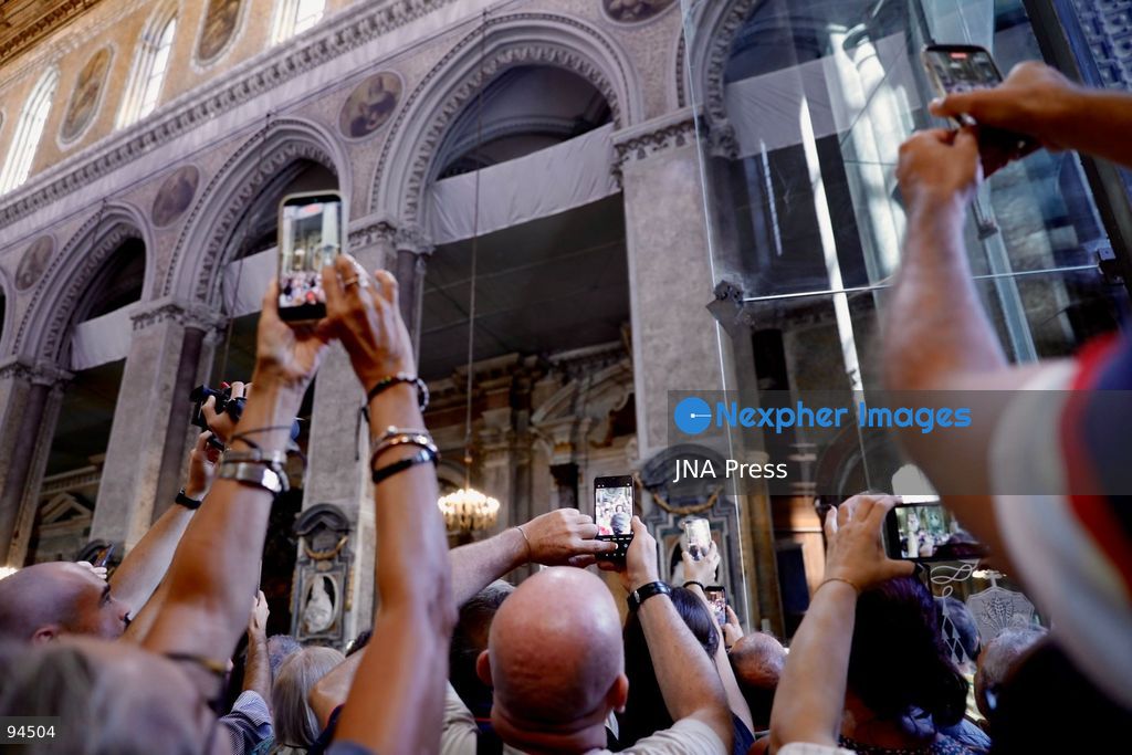 Every year, on September 19, thousands of people gather in Naples for the traditional ceremony of the liquefaction of the blood of Saint Januarius, the city’s patron saint. Religious groups and confraternities come together for the event, alongside faithful who believe they have received miracles, curious visitors, and people from across the city who come to pay tribute to the saint. For many, it is not only a religious ceremony but also a deeply emotional day of celebration, devotion, and community. The liquefaction of the blood is traditionally considered a good omen for Naples. When it does not occur, believers have historically associated it with difficult moments in the city’s history, including volcanic eruptions, earthquakes, and other disasters. Beyond its religious significance, the ceremony remains a powerful symbol of Naples’ faith, traditions, and cultural identity. (Photo by Alessia Cocca/JNA Press via Nexpher Images)