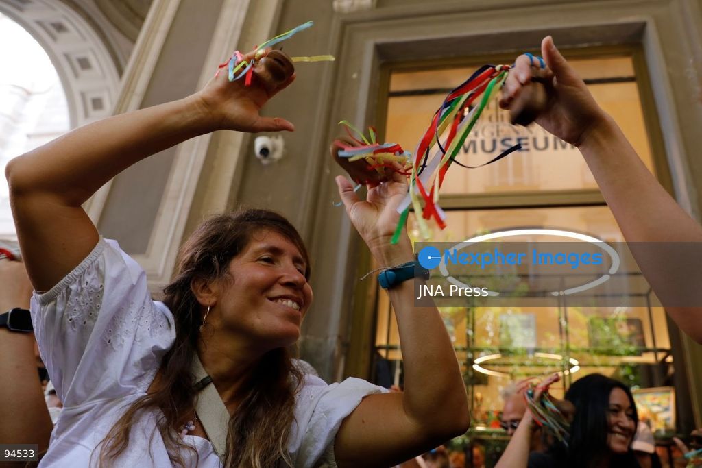 Every year, on September 19, thousands of people gather in Naples for the traditional ceremony of the liquefaction of the blood of Saint Januarius, the city’s patron saint. Religious groups and confraternities come together for the event, alongside faithful who believe they have received miracles, curious visitors, and people from across the city who come to pay tribute to the saint. For many, it is not only a religious ceremony but also a deeply emotional day of celebration, devotion, and community. The liquefaction of the blood is traditionally considered a good omen for Naples. When it does not occur, believers have historically associated it with difficult moments in the city’s history, including volcanic eruptions, earthquakes, and other disasters. Beyond its religious significance, the ceremony remains a powerful symbol of Naples’ faith, traditions, and cultural identity. (Photo by Alessia Cocca/JNA Press via Nexpher Images)