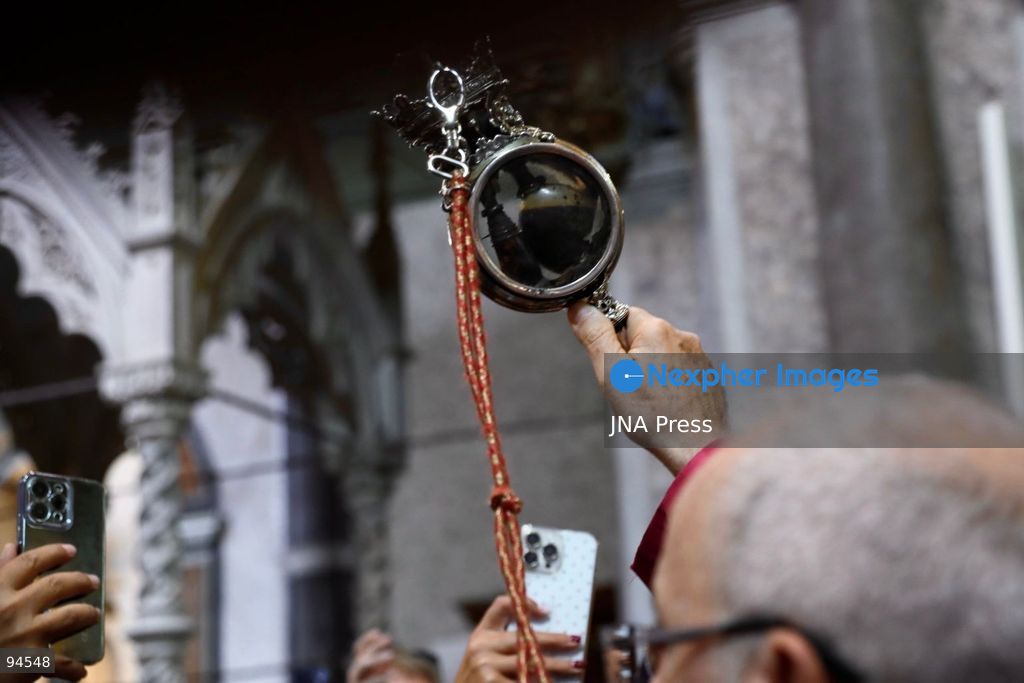 Every year, on September 19, thousands of people gather in Naples for the traditional ceremony of the liquefaction of the blood of Saint Januarius, the city’s patron saint. Religious groups and confraternities come together for the event, alongside faithful who believe they have received miracles, curious visitors, and people from across the city who come to pay tribute to the saint. For many, it is not only a religious ceremony but also a deeply emotional day of celebration, devotion, and community. The liquefaction of the blood is traditionally considered a good omen for Naples. When it does not occur, believers have historically associated it with difficult moments in the city’s history, including volcanic eruptions, earthquakes, and other disasters. Beyond its religious significance, the ceremony remains a powerful symbol of Naples’ faith, traditions, and cultural identity. (Photo by Alessia Cocca/JNA Press via Nexpher Images)