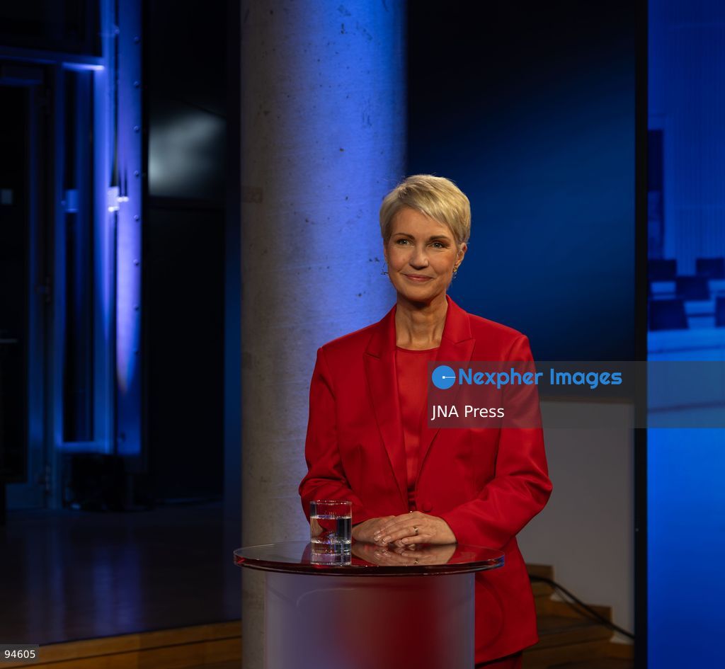 SCHWERIN, GERMANY, SEPTEMBER 16, 2026: Mecklenburg-Vorpommern Minister-President Manuela Schwesig of the Social Democratic Party (SPD) and AfD politician Leif-Erik Holm take part in a televised election debate at the NDR broadcasting center in Schwerin, ahead of the state election on September 20. The one-hour debate focused on issues including education, migration, energy and public broadcasting. Photo by Somaya Abdelrahman / JNA Press. (Photo by Somaya Abdelrahman/JNA Press via Nexpher Images)