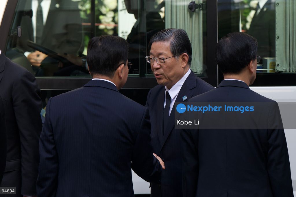 Wang Dongfeng, vice-chairman of the 14th National Committee, arriving the Hong Kong Funeral Home in North Point on September 20, 2026 in Hong Kong. Today, the funeral ceremony for Hong Kong's first Chief Executive, Tung Chee-hwa at the Hong Kong Funeral Home in North Point. (Photo by Kobe Li/Nexpher Images)