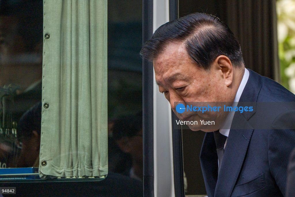 Xia Baolong, Director of the Hong Kong and Macau Affairs Office outside the Hong Kong Funeral Home where Tung Chee-hwa’s funeral is being held on September 20, 2026 in Hong Kong. Tung Chee-hwa was Hong Kong’s first chief executive after the city’s handover from Britain to China. (Photo by Vernon Yuen/Nexpher Images)
