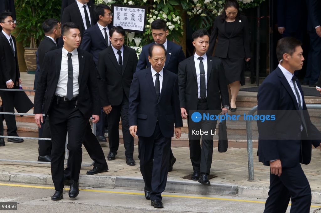 Shi Taifeng, member of China’s Central Committee Political Bureau (Politburo), leaving at the Hong Kong Funeral Home where Tung Chee-hwa’s funeral is being held on September 20, 2026 in Hong Kong. Tung Chee-hwa was Hong Kong’s first chief executive after the city’s handover from Britain to China. (Photo by Kobe Li/Nexpher Images)