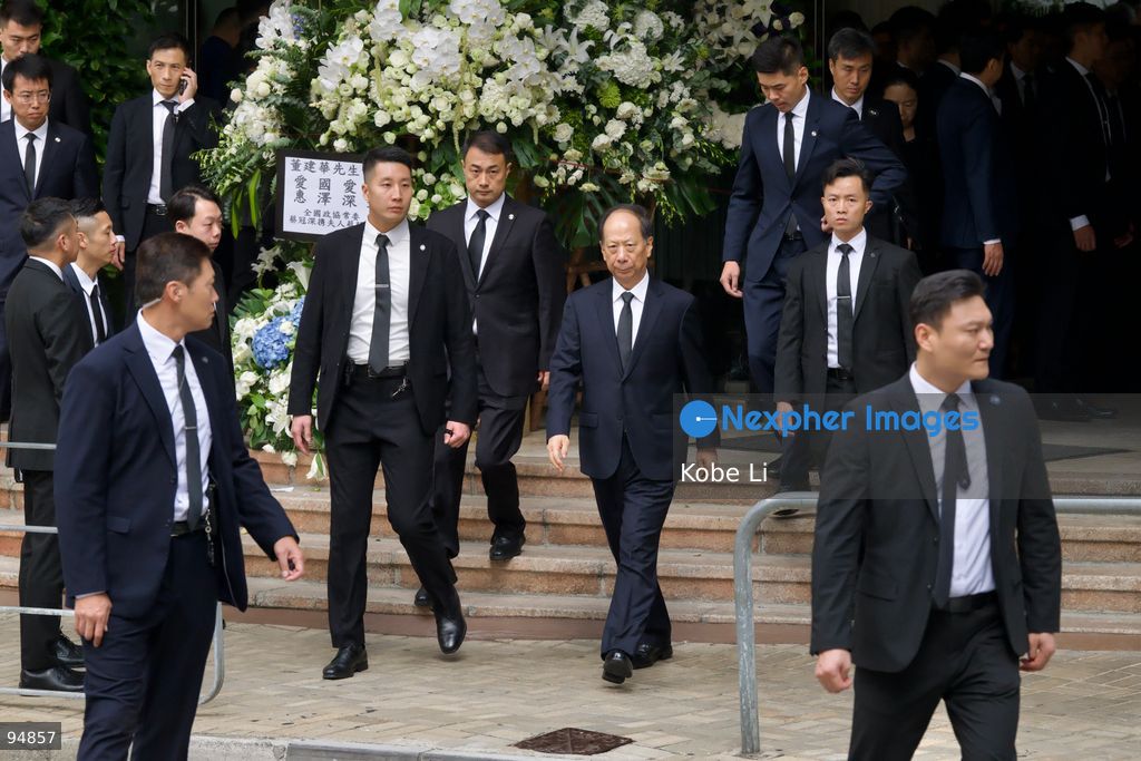 Shi Taifeng, member of China’s Central Committee Political Bureau (Politburo), leaving at the Hong Kong Funeral Home where Tung Chee-hwa’s funeral is being held on September 20, 2026 in Hong Kong. Tung Chee-hwa was Hong Kong’s first chief executive after the city’s handover from Britain to China. (Photo by Kobe Li/Nexpher Images)