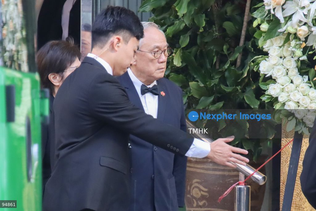 Former Chief Executive Donald Tsang Yam-kuen leaves the Hong Kong Funeral Home after paying respects during the wake for Tung Chee-hwa on September 19, 2026 in Hong Kong. (Photo by Gordon Choi/TMHK via Nexpher Images)