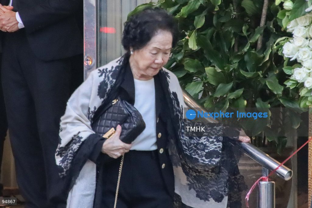 Former Chief Secretary for Administration Anson Chan Fang On-sang leaves the Hong Kong Funeral Home after paying respects to former Chief Executive Tung Chee-hwa on September 19, 2026 in Hong Kong. (Photo by Gordon Choi/TMHK via Nexpher Images)