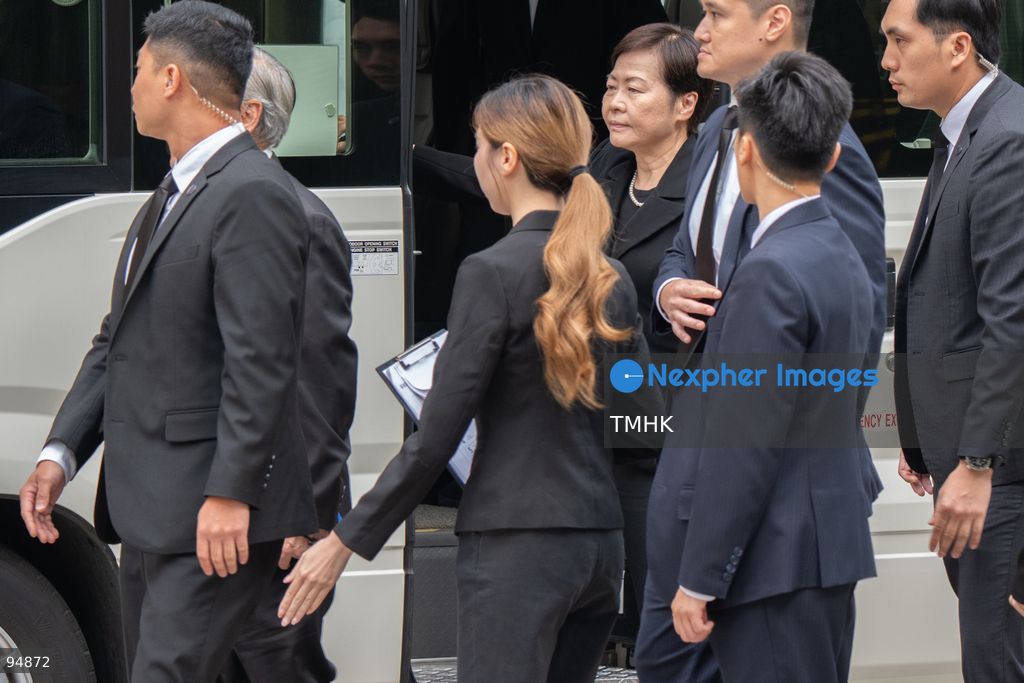 Former Chief Executive Carrie Lam Cheng Yuet-ngor arrives at the Hong Kong Funeral Home to attend the funeral service for former Chief Executive Tung Chee-hwa on September 20, 2026 in Hong Kong. (Photo by Kevin Li/TMHK via Nexpher Images)
