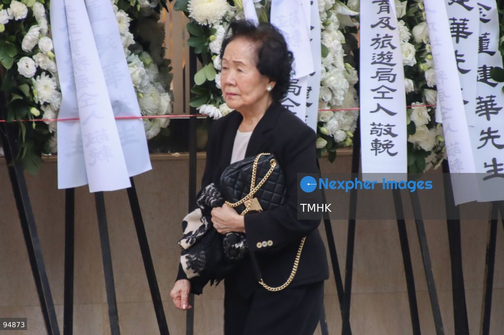 Former Chief Secretary for Administration Anson Chan Fang On-sang arrives at the Hong Kong Funeral Home to pay respects during the wake for former Chief Executive Tung Chee-hwa on September 19, 2026 in Hong Kong. (Photo by Gordon Choi/TMHK via Nexpher Images)