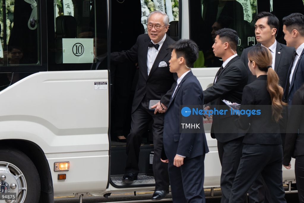Former Chief Executive Donald Tsang Yam-kuen arrives at the Hong Kong Funeral Home in North Point to attend the funeral service for former Chief Executive Tung Chee-hwa on September 20, 2026 in Hong Kong. (Photo by Kevin Li/TMHK via Nexpher Images)