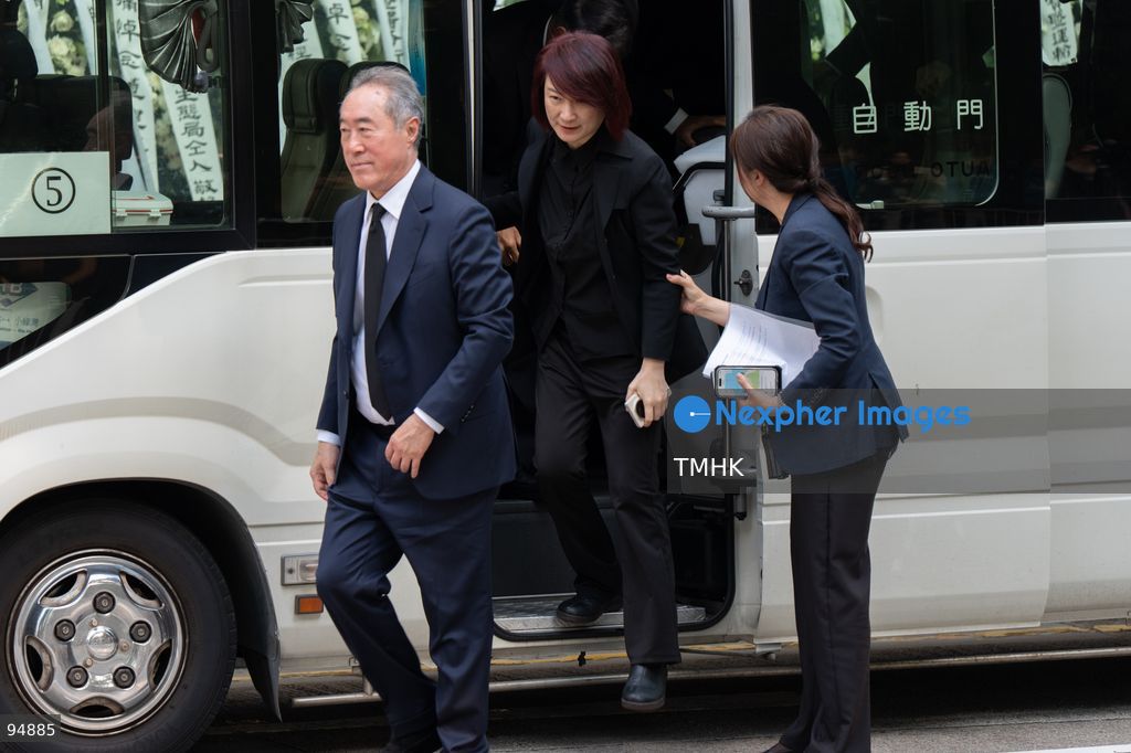 Standing Committee member of the National Committee of the CPPCC Henry Tang Ying-yen and Standing Committee member of the National People's Congress Starry Lee Wai-king arrive at the Hong Kong Funeral Home to attend the funeral service for Tung Chee-hwa on September 20, 2026 in Hong Kong. (Photo by Kevin Li/TMHK via Nexpher Images)