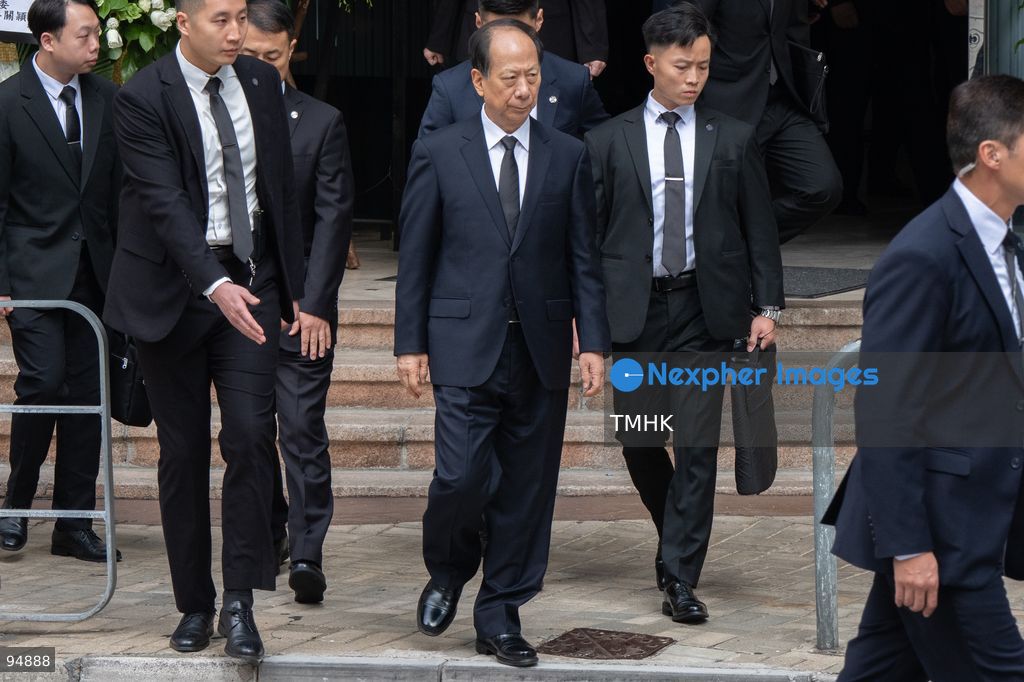 Vice Chairman of the National Committee of the CPPCC and Head of the Organization Department of the CPC Central Committee Shi Taifeng leaves the Hong Kong Funeral Home following the funeral service for former Chief Executive Tung Chee-hwa on September 20, 2026 in Hong Kong. (Photo by Kevin Li/TMHK via Nexpher Images)