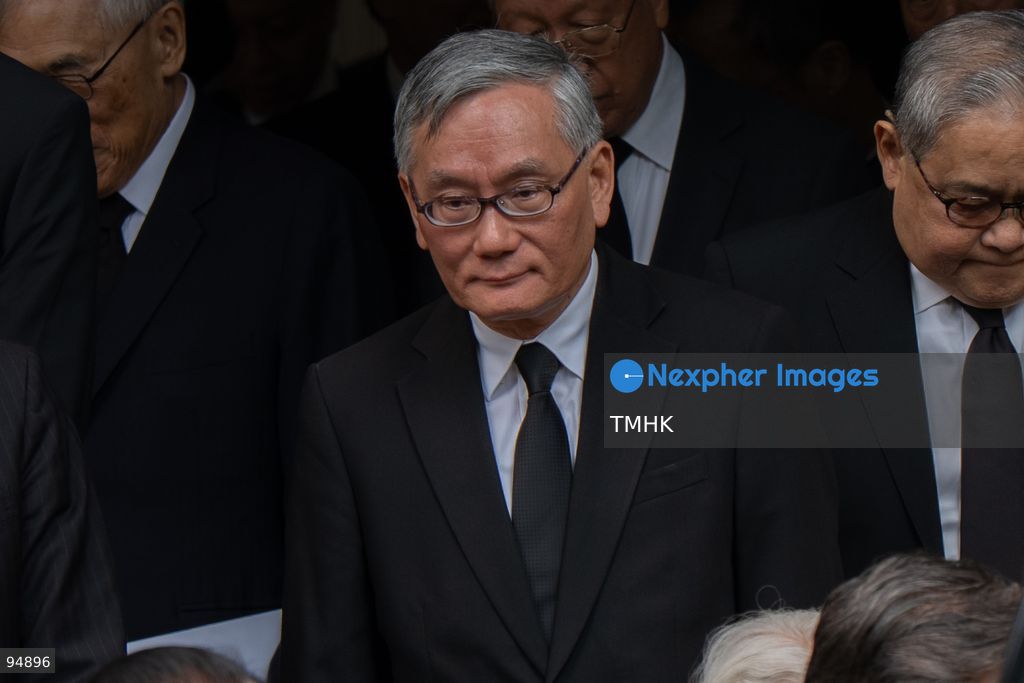 Chief Justice of the Court of Final Appeal Andrew Cheung Kui-nung leaves the Hong Kong Funeral Home after serving as a pallbearer during the funeral for former Chief Executive Tung Chee-hwa on September 20, 2026 in Hong Kong. (Photo by Kevin Li/TMHK via Nexpher Images)