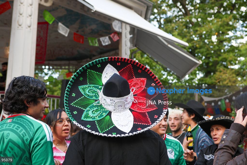 LEIPZIG, GERMANY, SEPTEMBER 19, 2026: Members of Leipzig’s Mexican community and visitors celebrate Mexico’s Independence Day at the Musikpavillon in Clara-Zetkin-Park. The cultural celebration featured live music, mariachi performances, traditional Mexican regional dances, food and activities for children, including piñata-making. Photo by Maria Castro / JNA Press. (Photo by Maria Castro/JNA Press via Nexpher Images)
