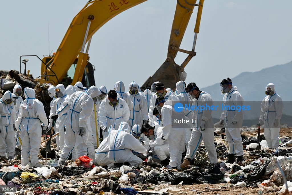 FILE PHOTO - Hong Kong Police initiated a massive search operation at the NENT (North East New Territories) Landfill in Ta Kwu Ling as part of the investigation into the dismemberment of Abby Choi on February 28, 2023 in Hong Kong. The trial of the former husband and in-laws of slain Hong Kong socialite Abby Choi, whose severed head was found in a soup pot in 2023. (Photo by Kobe Li/Nexpher Images)