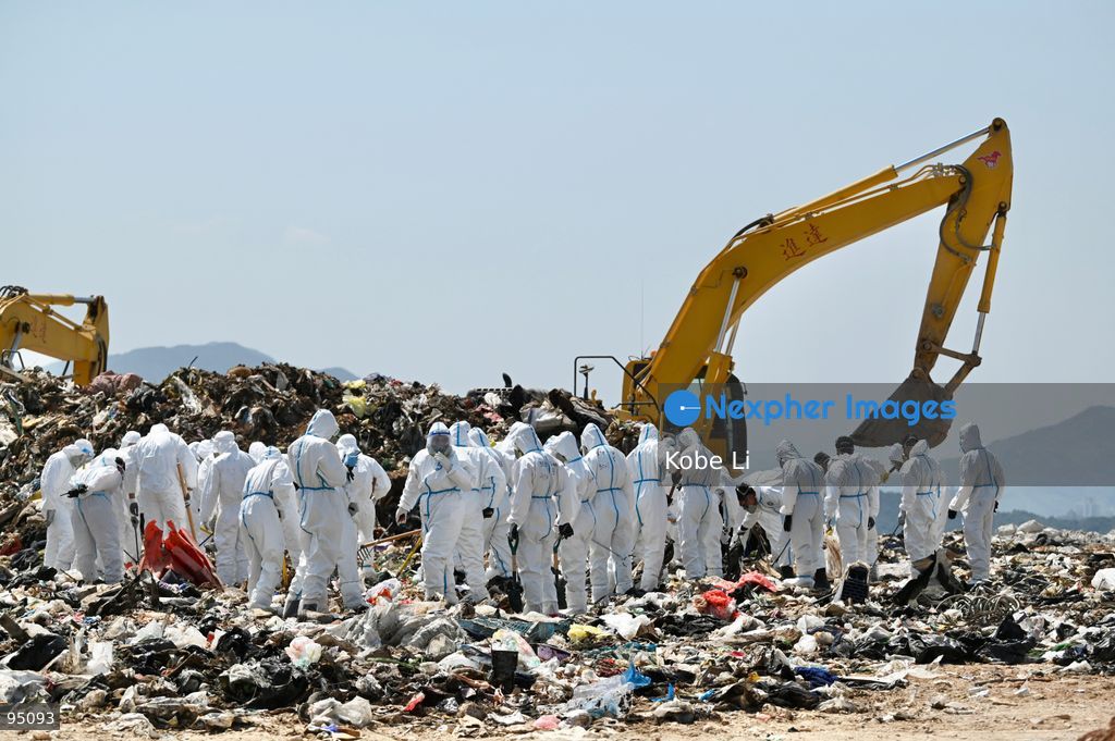 FILE PHOTO - Hong Kong Police initiated a massive search operation at the NENT (North East New Territories) Landfill in Ta Kwu Ling as part of the investigation into the dismemberment of Abby Choi on February 28, 2023 in Hong Kong. The trial of the former husband and in-laws of slain Hong Kong socialite Abby Choi, whose severed head was found in a soup pot in 2023. (Photo by Kobe Li/Nexpher Images)