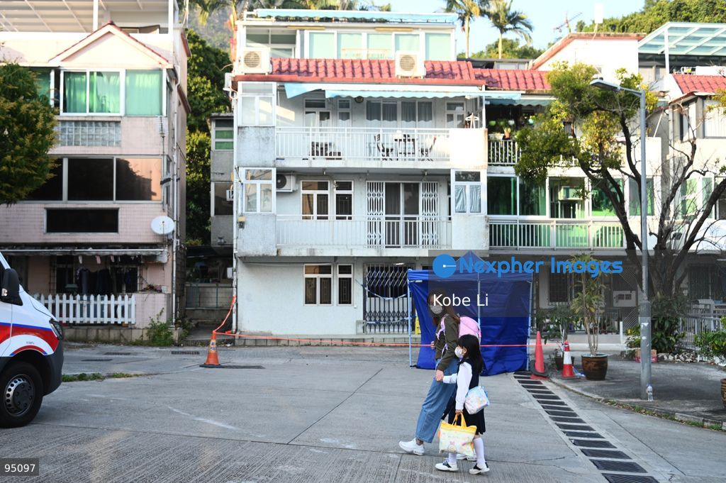 FILE PHOTO - A general view showing polices cordon off the murder scene at Lung Kwu Tan on February 27, 2023 in Hong Kong. The trial of the former husband and in-laws of slain Hong Kong socialite Abby Choi, whose severed head was found in a soup pot in 2023. (Photo by Kobe Li/Nexpher Images)