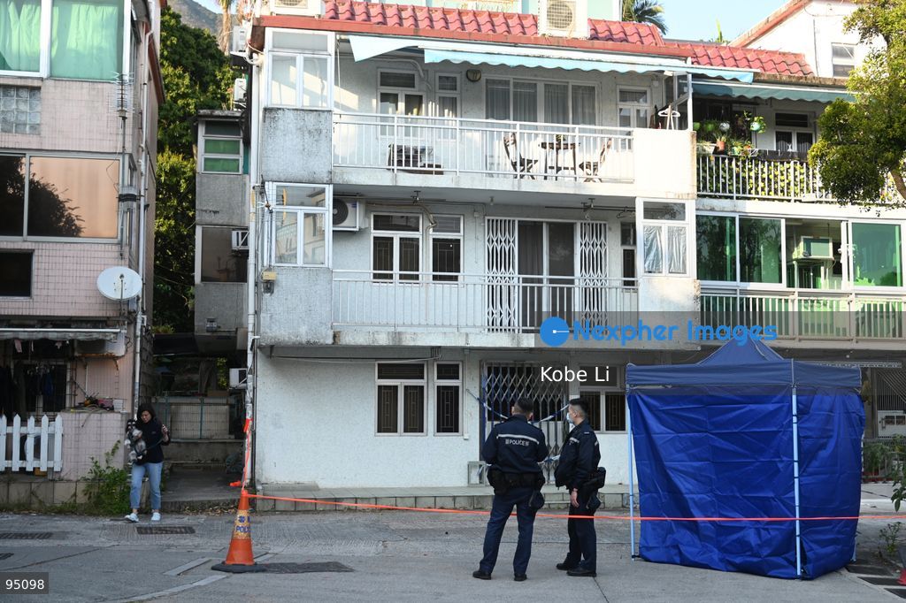 FILE PHOTO - A general view showing polices cordon off the murder scene at Lung Kwu Tan on February 27, 2023 in Hong Kong. The trial of the former husband and in-laws of slain Hong Kong socialite Abby Choi, whose severed head was found in a soup pot in 2023. (Photo by Kobe Li/Nexpher Images)