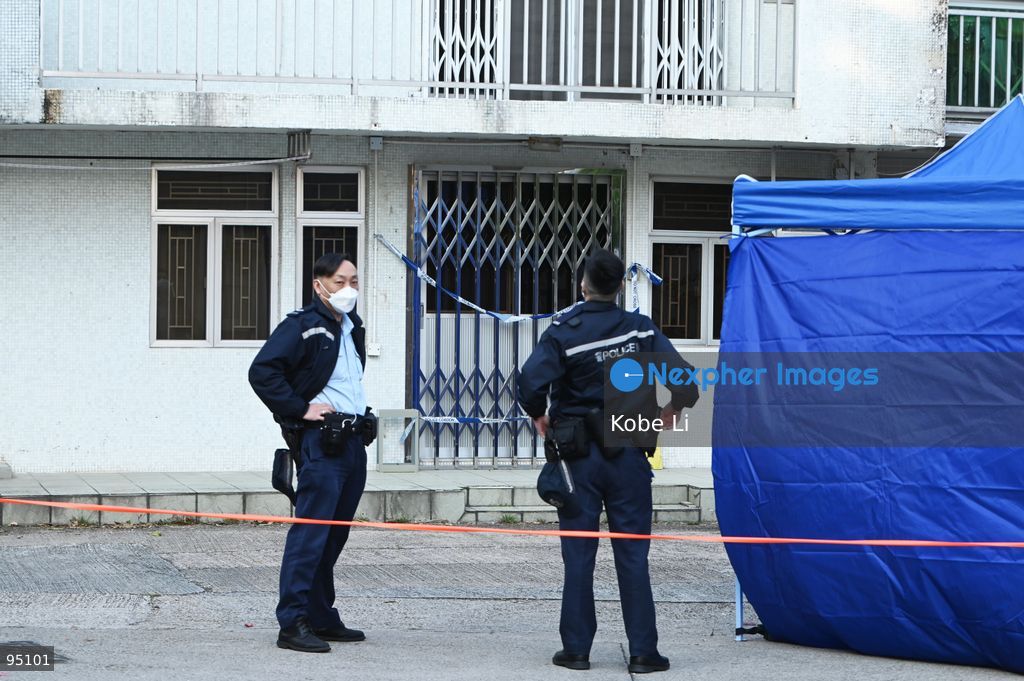 FILE PHOTO - A general view showing polices cordon off the murder scene at Lung Kwu Tan on February 27, 2023 in Hong Kong. The trial of the former husband and in-laws of slain Hong Kong socialite Abby Choi, whose severed head was found in a soup pot in 2023. (Photo by Kobe Li/Nexpher Images)
