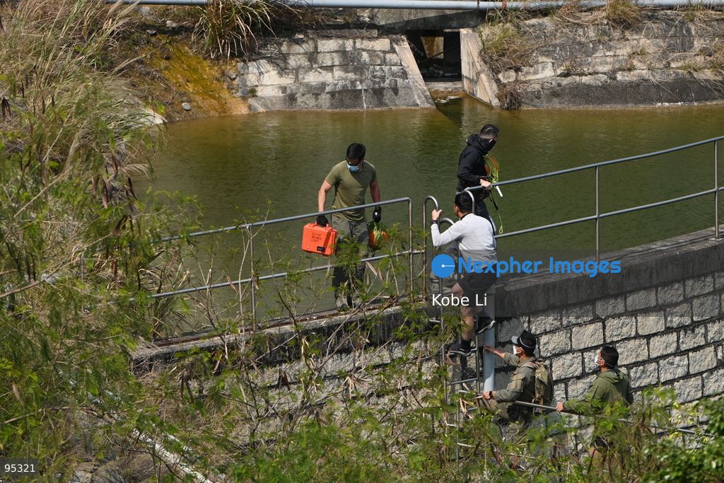 FILE PHOTO - The deployment of "Flying Tigers" (Special Duties Unit) to search the Tseung Kwan O Chinese Permanent Cemetery on February 25, 2023 in Hong Kong. The trial of the former husband and in-laws of slain Hong Kong socialite Abby Choi, whose severed head was found in a soup pot in 2023. (Photo by Kobe Li/Nexpher Images)