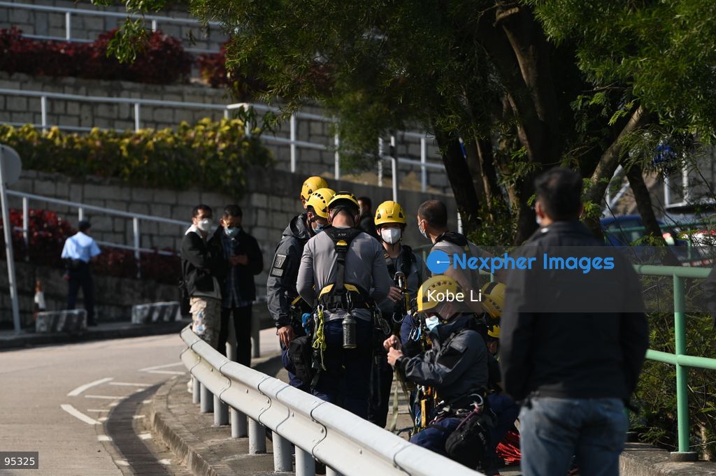 FILE PHOTO - The deployment of "Flying Tigers" (Special Duties Unit) to search the Tseung Kwan O Chinese Permanent Cemetery on February 25, 2023 in Hong Kong. The trial of the former husband and in-laws of slain Hong Kong socialite Abby Choi, whose severed head was found in a soup pot in 2023. (Photo by Kobe Li/Nexpher Images)