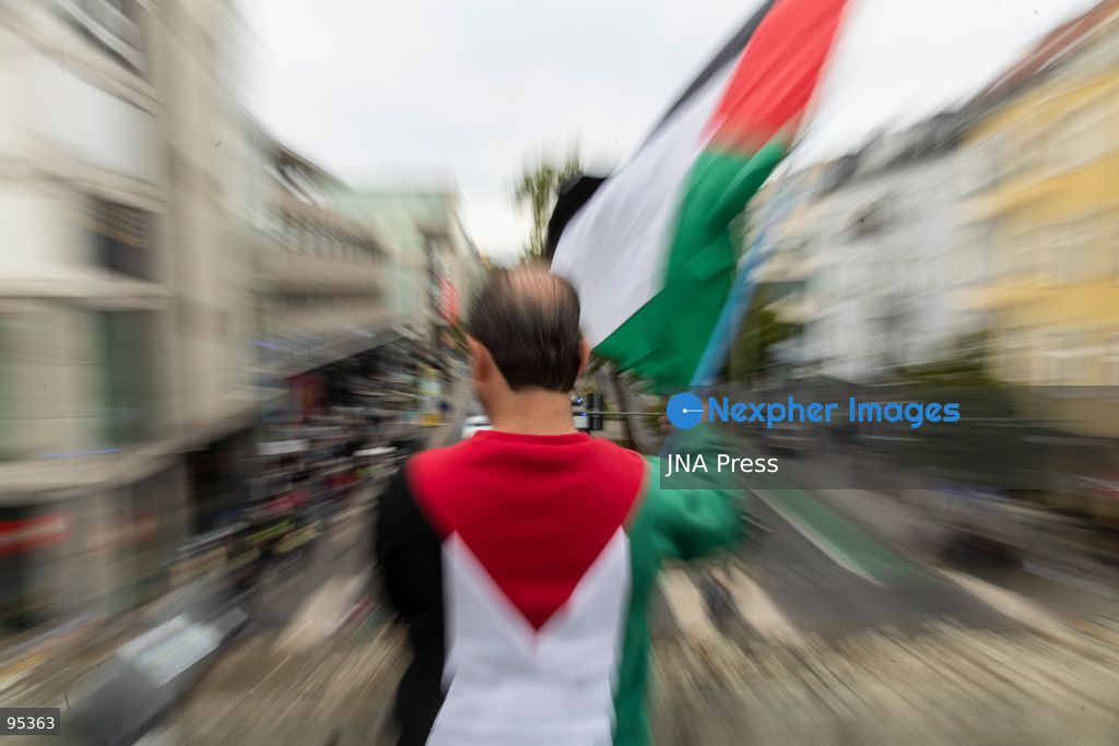 BERLIN, GERMANY, SEPTEMBER 19, 2026: Pro-Palestinian demonstrators march through Berlin’s Schöneberg district during a protest in solidarity with Palestinians and against Israel’s military actions. Organizers and participants called for an end to the war and accused Israel of genocide and ethnic cleansing in the occupied Palestinian territories. Around 400 people took part in the demonstration, according to the photographer. Photo by Andres Trujilo / JNA Press. (Photo by AndrÃ©s Trujillo/JNA Press via Nexpher Images)