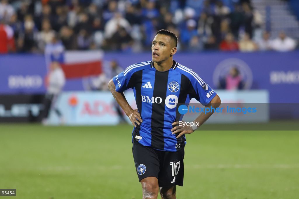 Alexis Sánchez #10 of CF Montreal looks on during the match between CF Montreal and Columbus Crew at Saputo Stadium. on September 19, 2026 in Montreal, Canada. (Photo by Horacio Zamora/ Eyepix Group) (Photo by Horacio Zamora/ Eyepix Group/Eyepix via Nexpher Images)