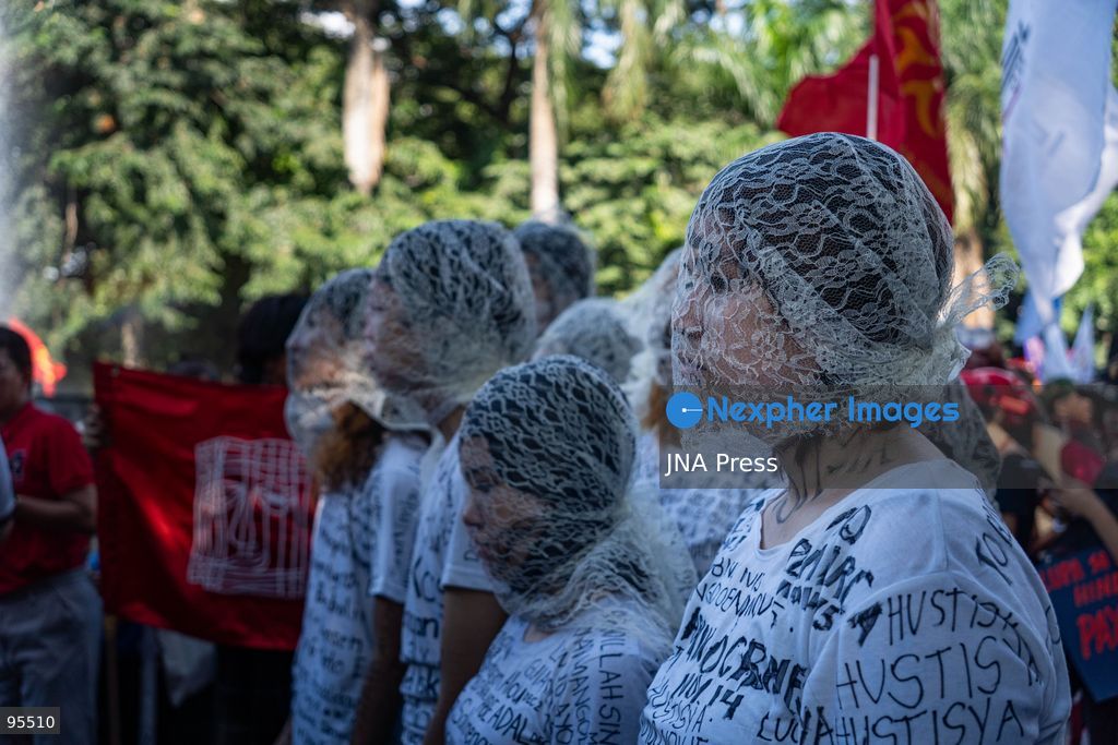 MANILA, PHILIPPINES, SEPTEMBER 21, 2026: Activists and members of progressive groups march through Manila during a demonstration marking the 54th anniversary of the declaration of Martial Law under former President Ferdinand Marcos Sr. The protest began with a program at Liwasang Bonifacio before demonstrators marched toward Mendiola, where police barricades had been deployed. Participants commemorated victims of human rights violations during the Marcos era and called for government accountability over current political and corruption issues. Photo by Charles Edmon / JNA Press. (Photo by Charles Edmon S. Perez/JNA Press via Nexpher Images)