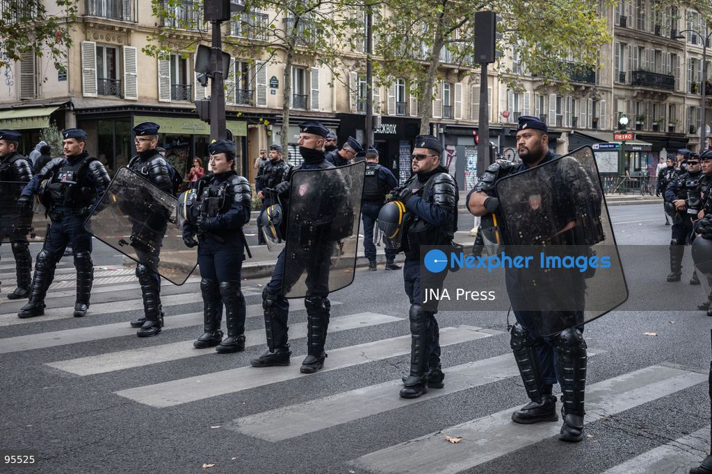 PARIS, FRANCE, SEPTEMBER 20, 2026: Demonstrators gather at Place de la République in Paris during a protest against a proposed law granting police and gendarmes a presumption that their use of firearms complied with legal requirements. Opponents have dubbed the legislation a “licence to kill,” arguing that it could weaken accountability for police shootings. Around 21,000 people joined the Paris demonstration, according to police. Gendarmes used tear gas as tensions escalated during the protest. Photo by Nadia Caimi / JNA Press (Photo by Nadia Caimi/JNA Press via Nexpher Images)