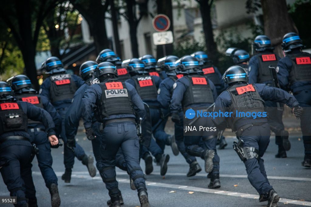 PARIS, FRANCE, SEPTEMBER 20, 2026: Demonstrators gather at Place de la République in Paris during a protest against a proposed law granting police and gendarmes a presumption that their use of firearms complied with legal requirements. Opponents have dubbed the legislation a “licence to kill,” arguing that it could weaken accountability for police shootings. Around 21,000 people joined the Paris demonstration, according to police. Gendarmes used tear gas as tensions escalated during the protest. Photo by Nadia Caimi / JNA Press (Photo by Nadia Caimi/JNA Press via Nexpher Images)