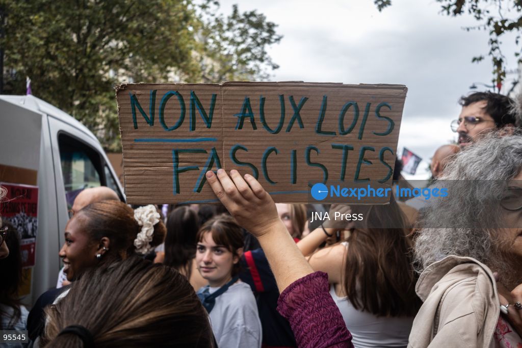 PARIS, FRANCE, SEPTEMBER 20, 2026: Demonstrators gather at Place de la République in Paris during a protest against a proposed law granting police and gendarmes a presumption that their use of firearms complied with legal requirements. Opponents have dubbed the legislation a “licence to kill,” arguing that it could weaken accountability for police shootings. Around 21,000 people joined the Paris demonstration, according to police. Gendarmes used tear gas as tensions escalated during the protest. Photo by Nadia Caimi / JNA Press (Photo by Nadia Caimi/JNA Press via Nexpher Images)